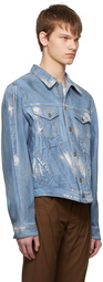 Juntae Kim SSENSE Exclusive Blue Denim Jacket