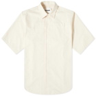 Jil Sander Logo Canvas Overshirt