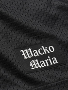 Wacko Maria - Logo-Print Mesh Tank Top - Black