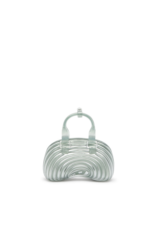 Photo: Diesel Quantum Dome - Handbag in Melflex - Crossbody Bags Womens in Silver