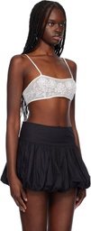 Bode White Middlemist Bra