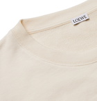 LOEWE - Logo-Embroidered Loopback Cotton-Jersey Sweatshirt - White