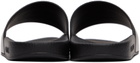 Gucci Kids Black Rubber Web Slides