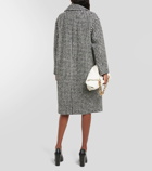 'S Max Mara Brando houndstooth wool-blend coat