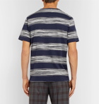 Missoni - Striped Cotton-Jersey T-Shirt - Men - Navy