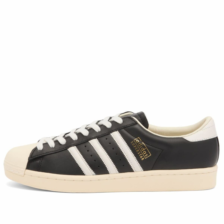 Photo: Adidas Men's Superstar Vintage in Black/White/Cream White