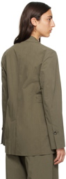 Proenza Schouler Khaki Proenza Schouler White Label Blazer