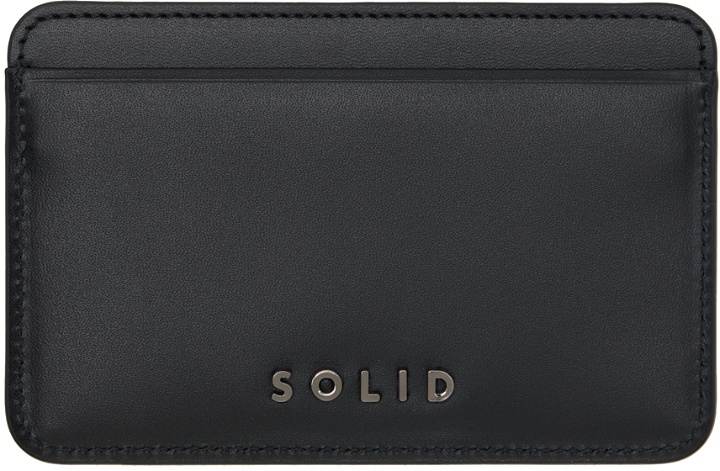 Photo: Solid Homme Black 'Solid' Card Holder