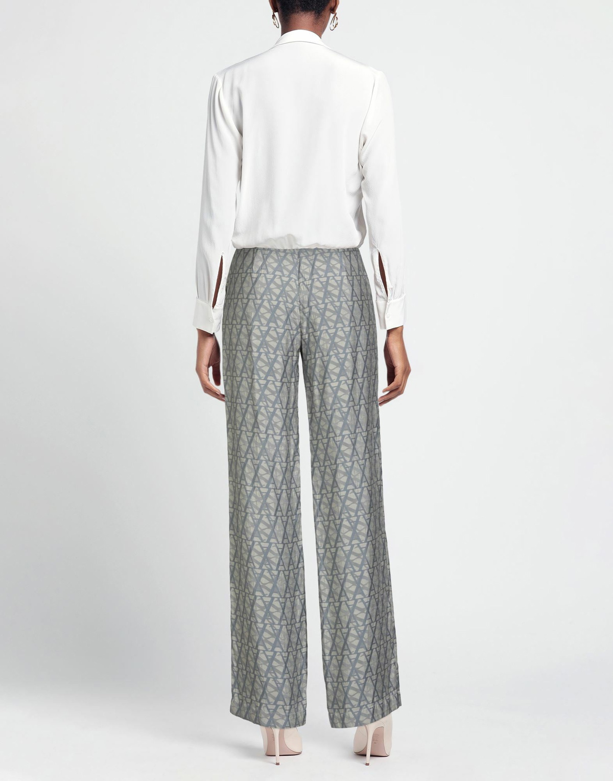 Alessia Santi Womens Pants Slate in Blue