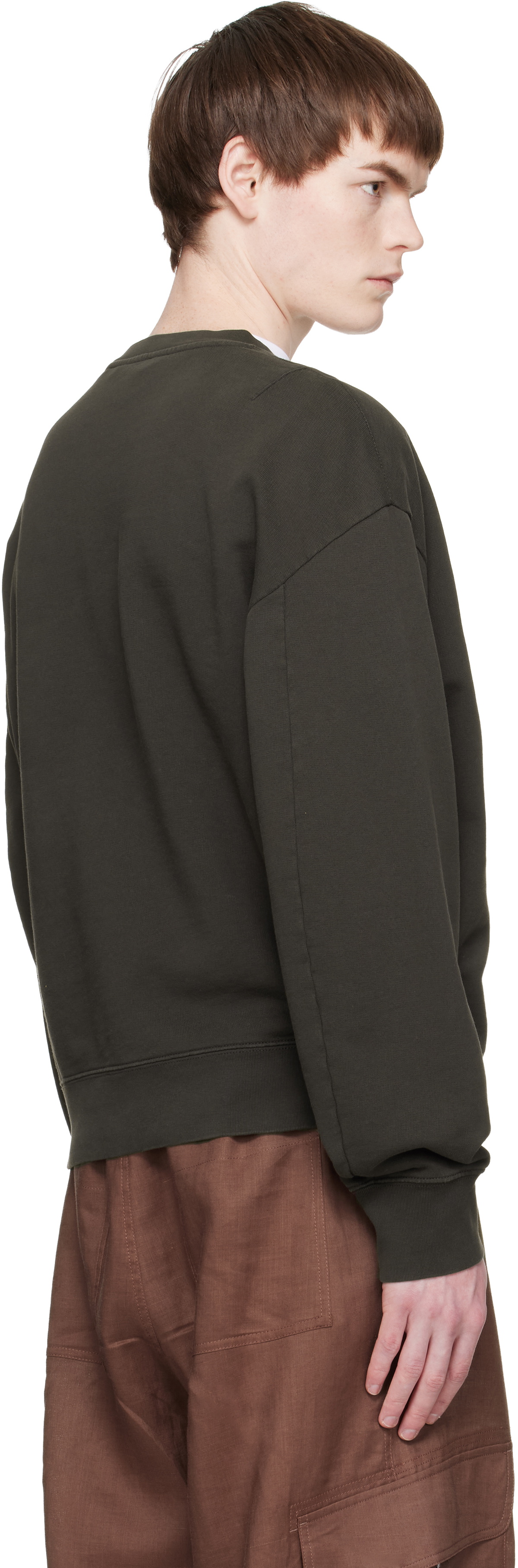 Marni Brown Cotton Marni Patches Sweatshirt