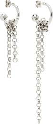 Justine Clenquet Silver Gina Earrings