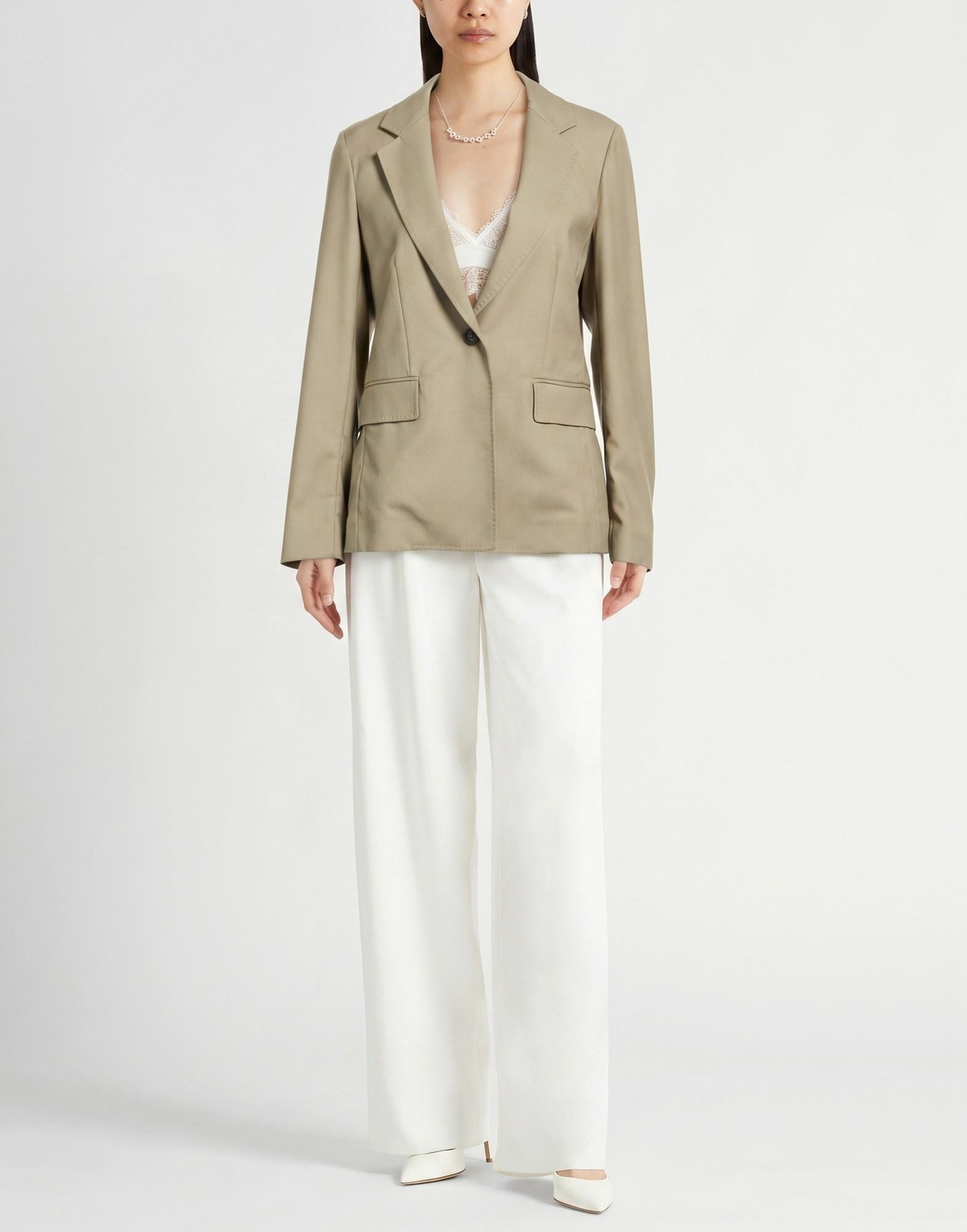 Peserico Womens Blazer in Sage green