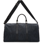 Etro Blue Paisley Travel Duffle Bag
