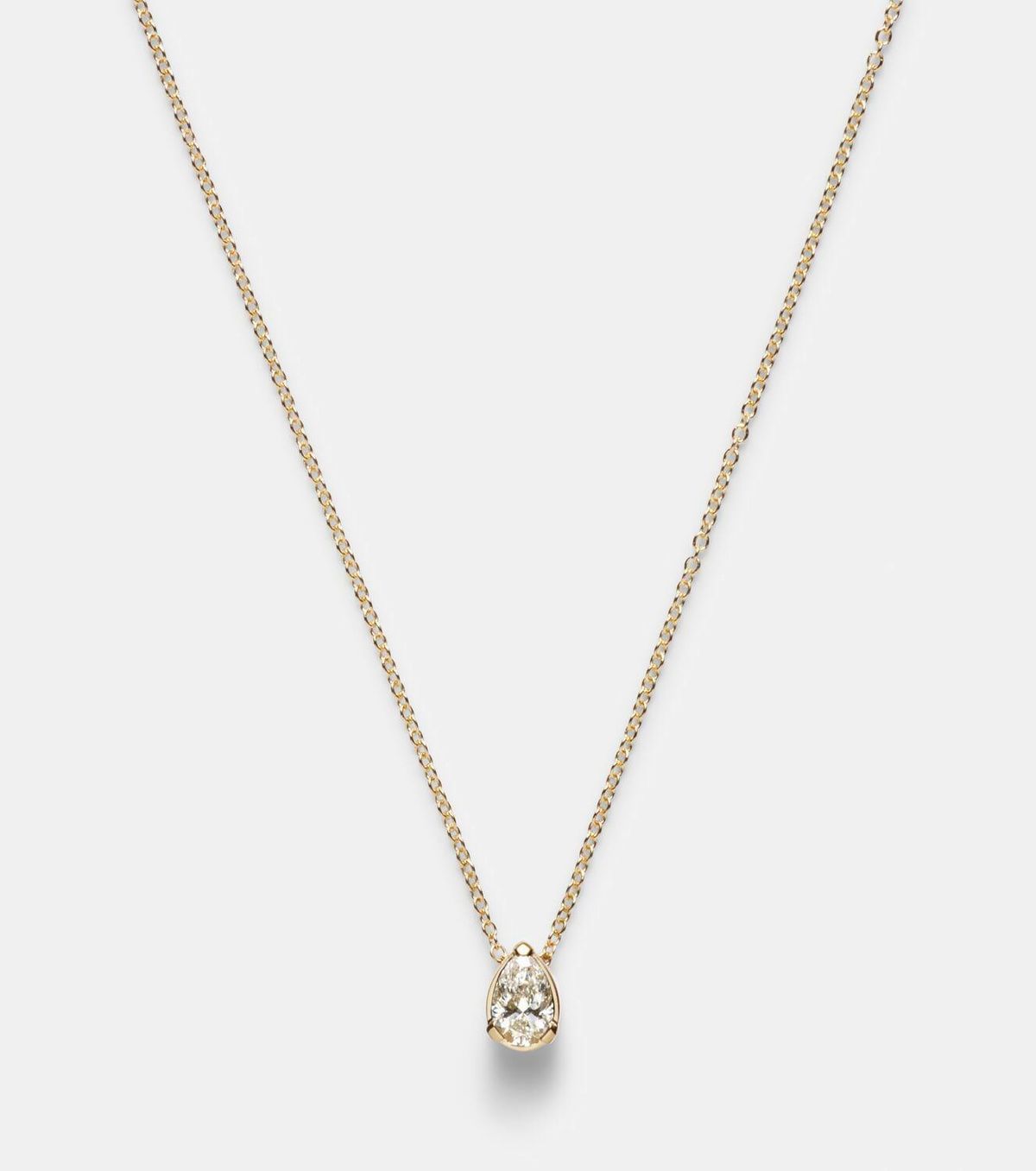 Sophie Bille Brahe Sky Simple 18kt gold necklace with diamond