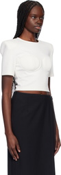 Nensi Dojaka Off-White Beatrice Bustier T-shirt