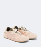 Bottega Veneta Orbit Flash suede-trimmed sneakers