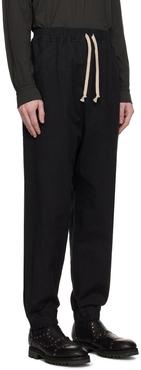 Jan-Jan Van Essche Black O-Project Sweatpants