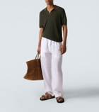 Orlebar Brown Horton silk and cotton polo shirt