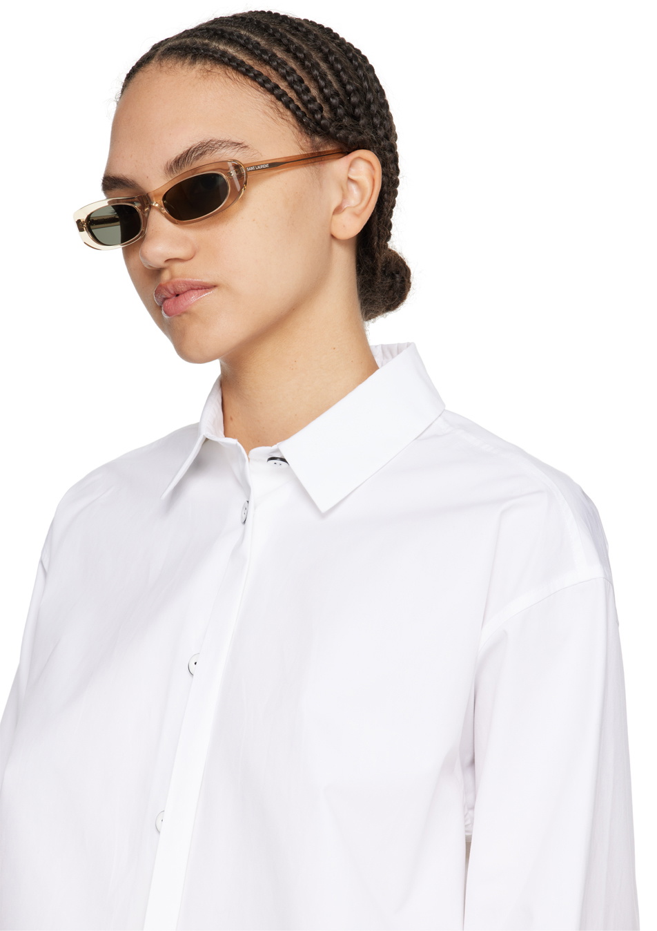 Saint Laurent Yellow SL 557 Shade Sunglasses Saint Laurent