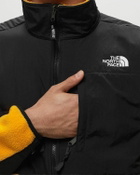 The North Face Retro Denali Jacket Black/Yellow Fleece Jackets