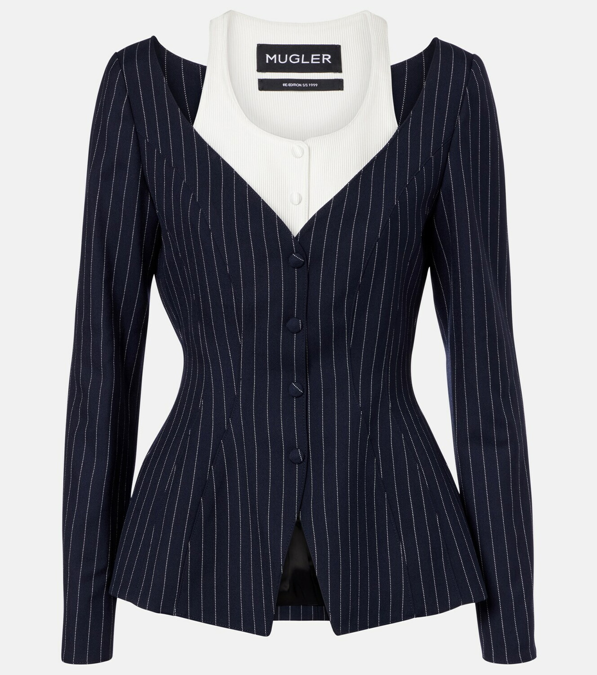 Mugler re/edit Les Salades wool jacket