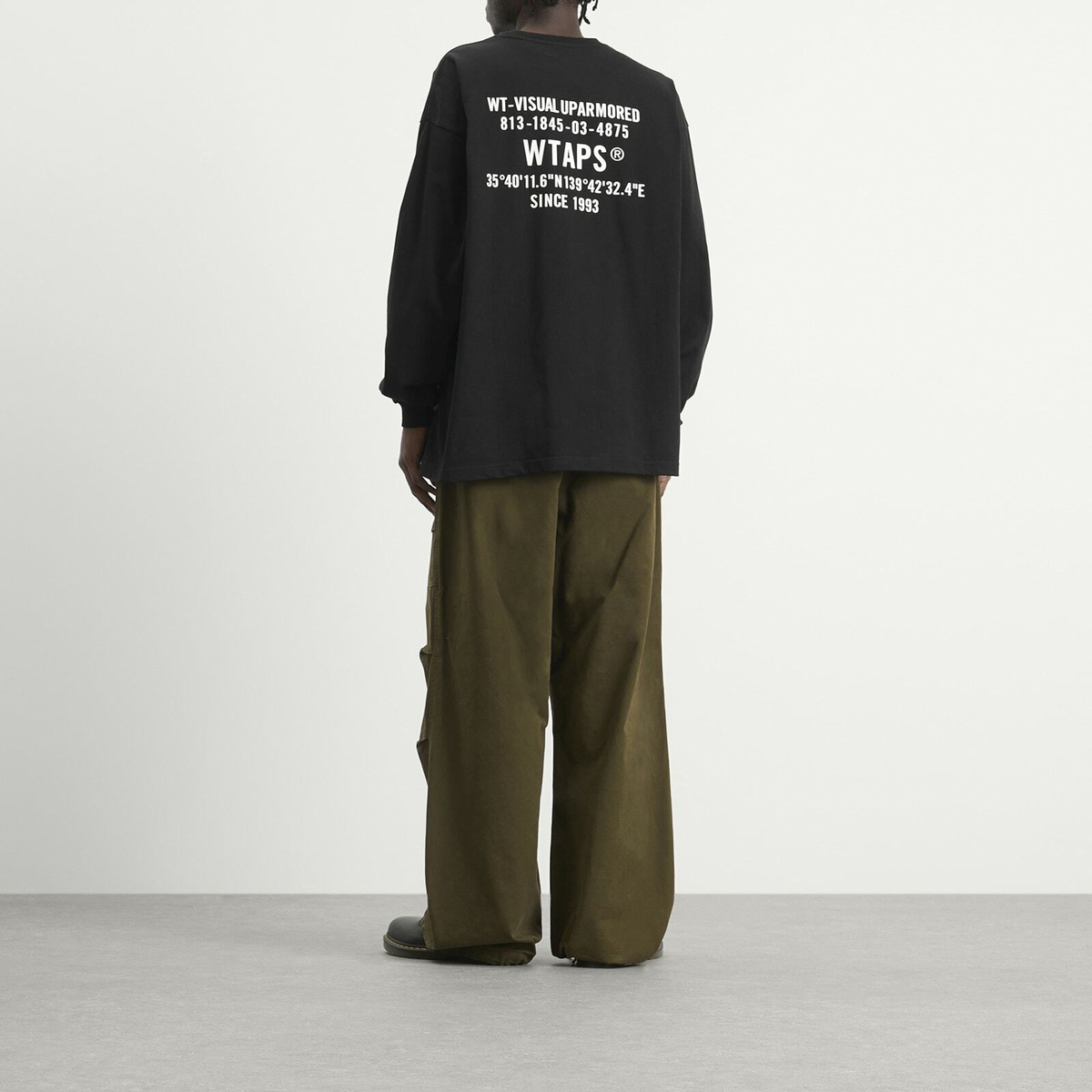 WTAPS Men's Spec Long Sleeve T-Shirt in Black