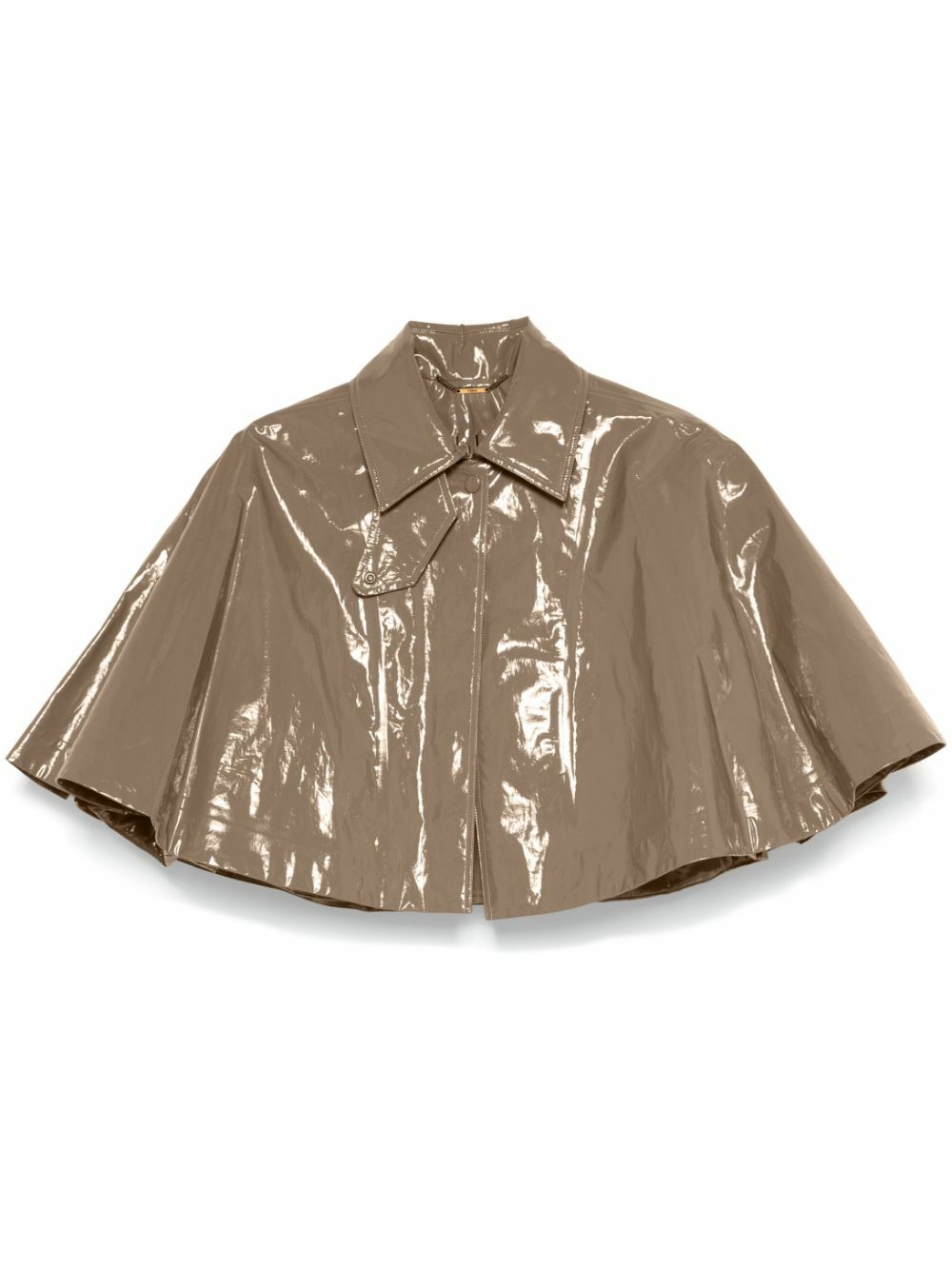 Chloé Lacquered Cotton Cape Chloe