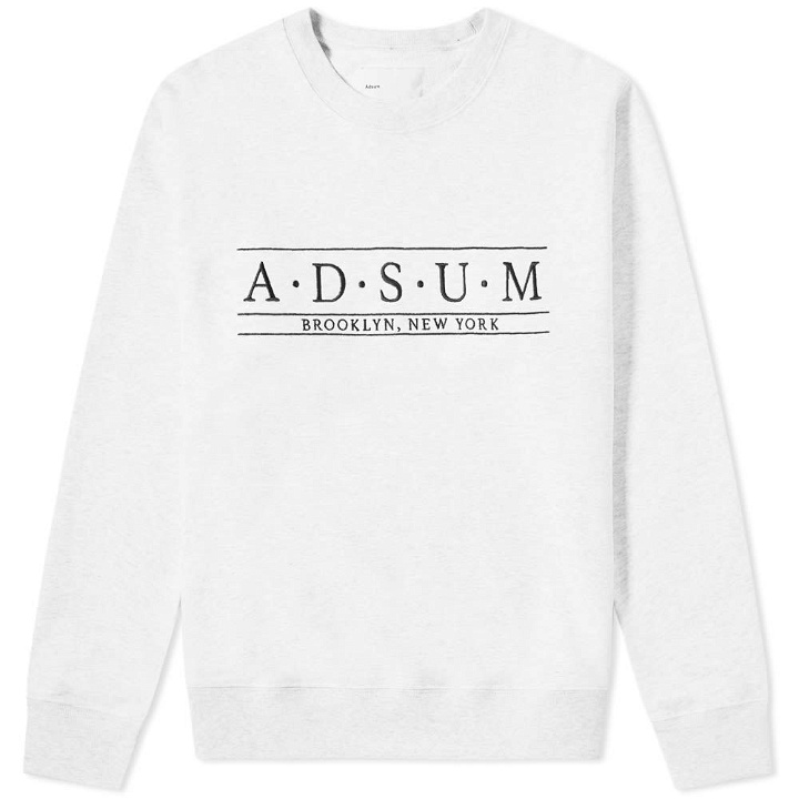 Photo: Adsum Baskerville Embroidered Crew Sweat