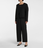 Toteme - High-rise wide-leg wool pants