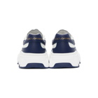 Dolce and Gabbana White and Blue Daymaster Sneakers