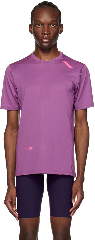 Photo: Soar Running Purple Tech T T-Shirt