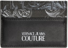 Versace Jeans Couture Black & White Regalia Baroque Card Holder