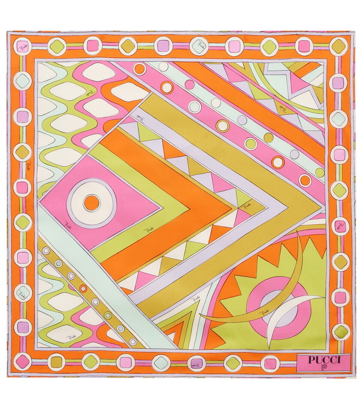 Photo: Pucci Vivara silk twill scarf