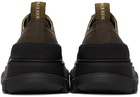 Alexander McQueen Khaki Tread Slick Low Sneaker