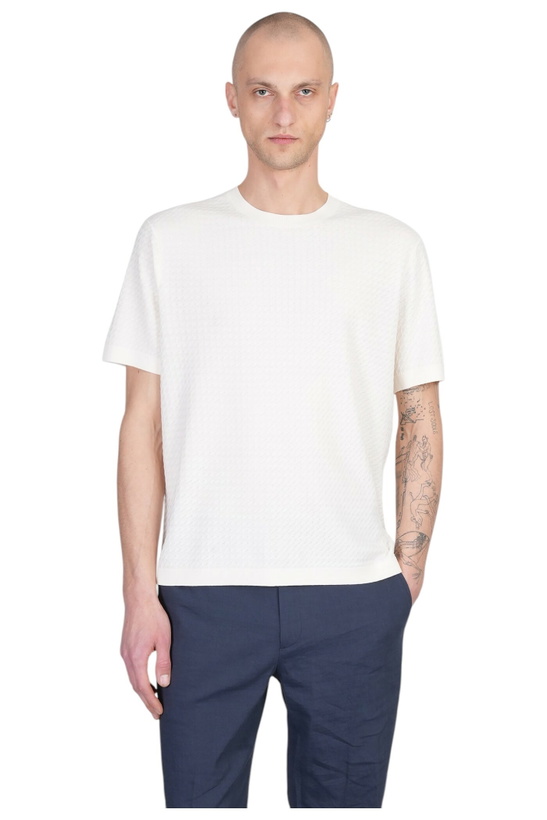 Photo: Theory T-shirt In Beige Cotton
