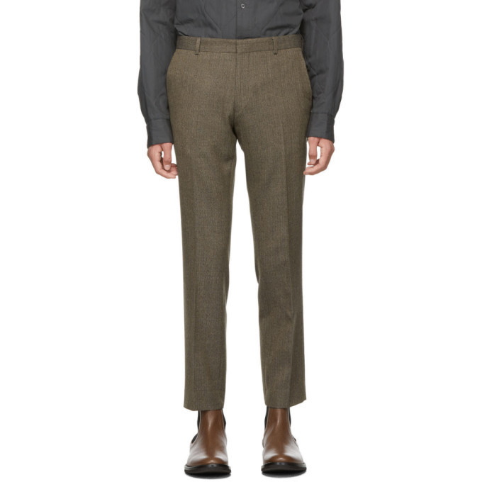 Photo: Dries Van Noten Brown Patrini Trousers