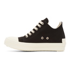 Rick Owens Drkshdw Black License Plate Low Sneakers