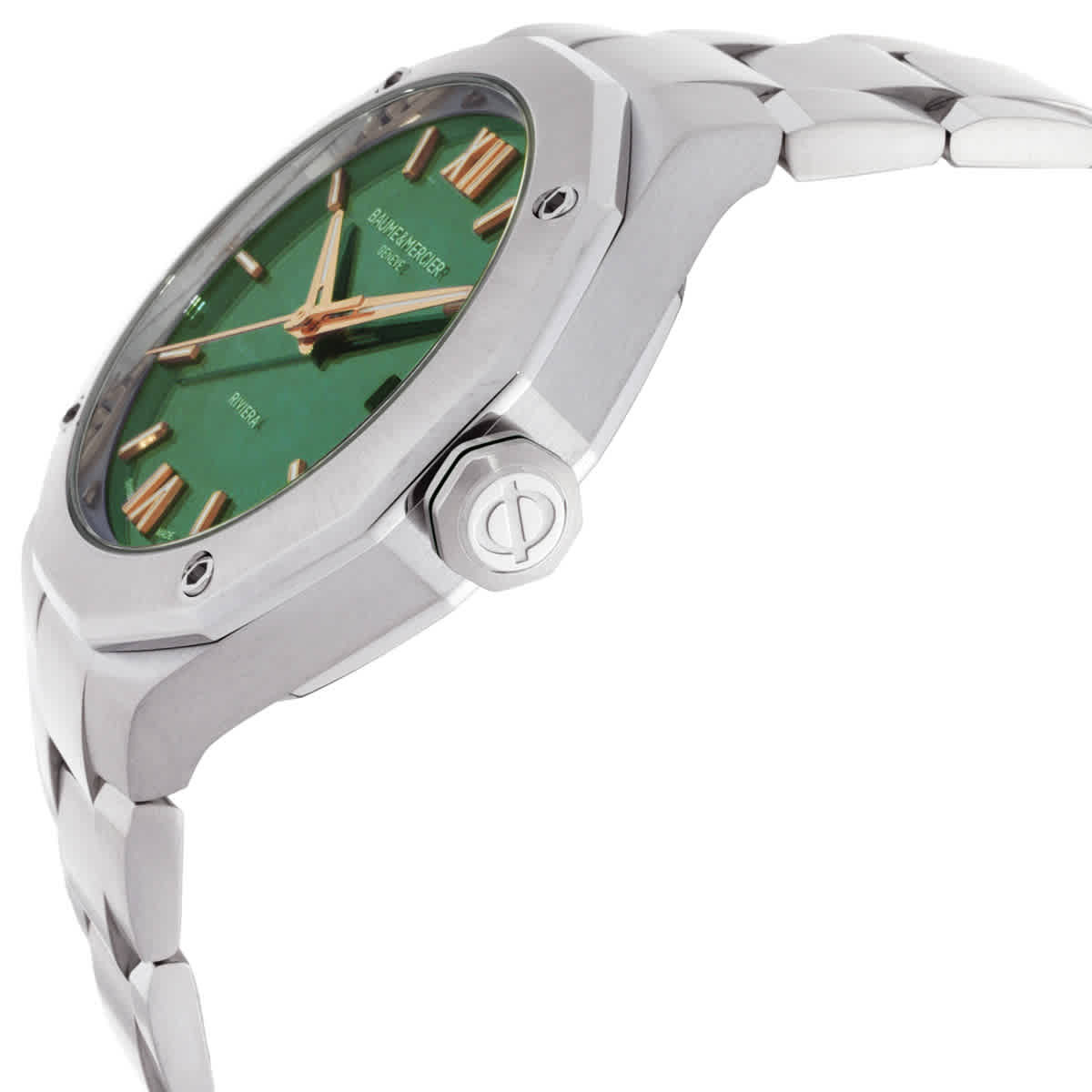 Baume et Mercier Riviera Automatic Green Dial Watch M0A10770