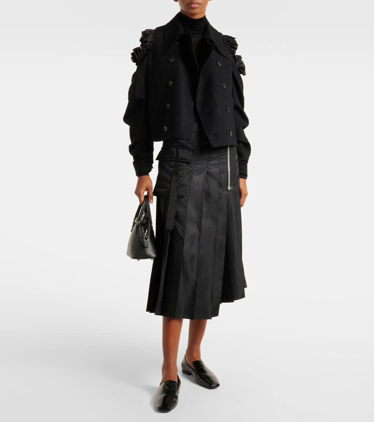 アウターその他 NOIR KEI NINOMIYA Women Outer 3OJ016S251BLACK Black Noir Kei Ninomiya: Women's Hooded Jacket (Black) | DSMNY E-SHOP