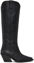 ANINE BING Black Tall Tania Boots