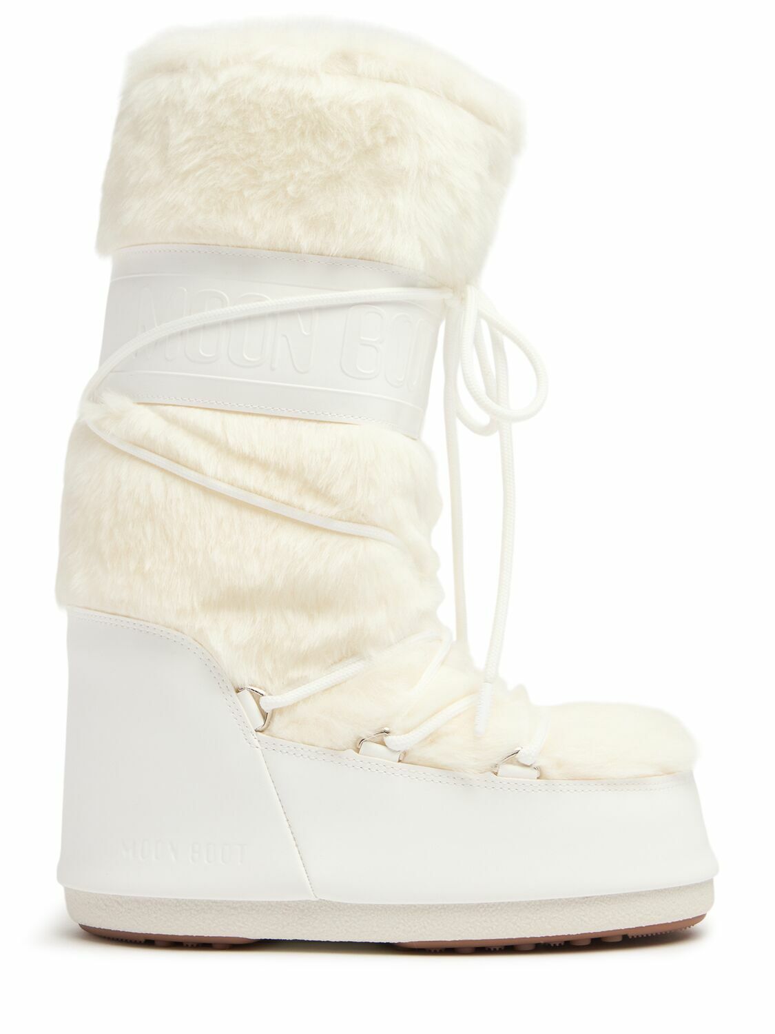 Moon Boot Luna logo-print Boots | White | FARFETCH