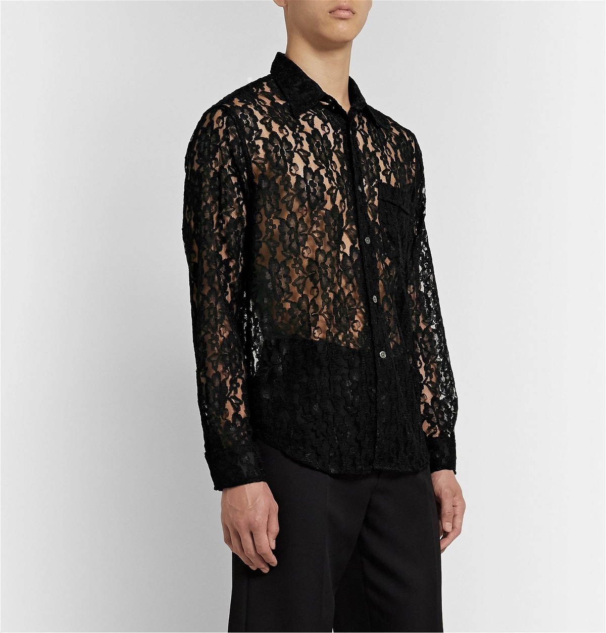 Our Legacy - Policy Lace Shirt - Black Our Legacy
