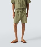 Commas Mid-rise shorts