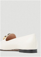Gucci - Logo Plaque Loafers in White