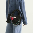 Charles Jeffrey Loverboy Women's Apple Charm Bucket Bag in Black 