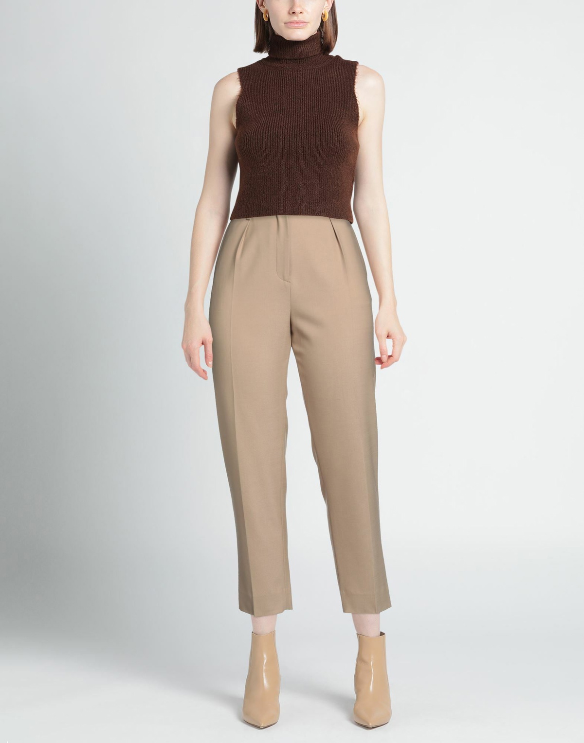 Maje Womens Pants Camel