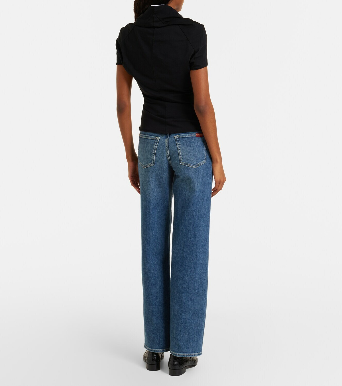 7 For All Mankind Stovepipe straight jeans
