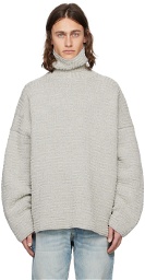 Fear of God Gray Jacquard Sweater