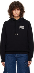 Off-White Black Lace Label Reg Hoodie
