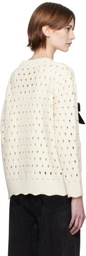SEA NY Off-White Leia Cardigan